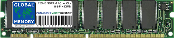 128MB SDRAM PC66/100/133 168-PIN DIMM MEMORY RAM FOR PC DESKTOPS/MOTHERBOARDS